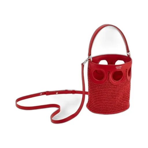 Gancini Outline Bucket Bag