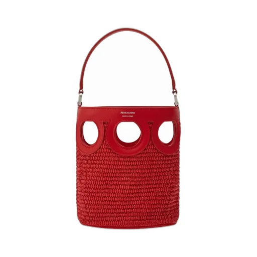 Gancini Outline Bucket Bag