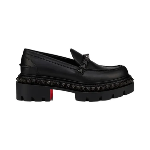 50Mm Studded Platform Loafers