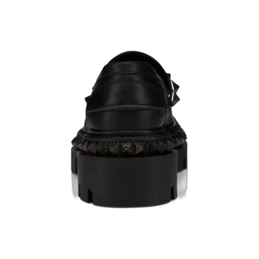 50Mm Studded Platform Loafers