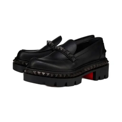 50Mm Studded Platform Loafers