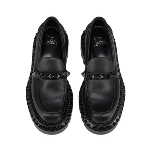 50Mm Studded Platform Loafers