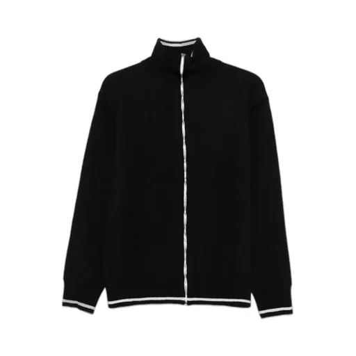 Maison Margiela Long Sleeve High-Neck Cardigan