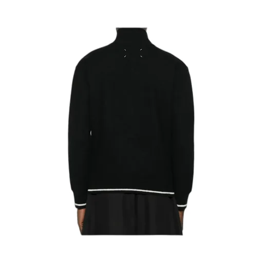 Maison Margiela Long Sleeve High-Neck Cardigan