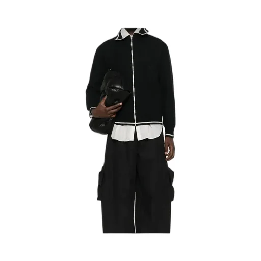 Maison Margiela Long Sleeve High-Neck Cardigan