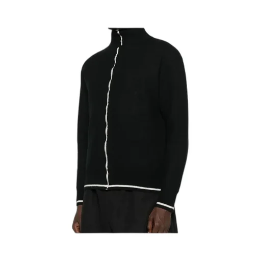 Maison Margiela Long Sleeve High-Neck Cardigan
