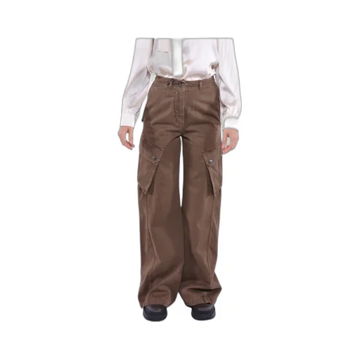 Weekend Max Mara Button Detailed Straight Leg Pants