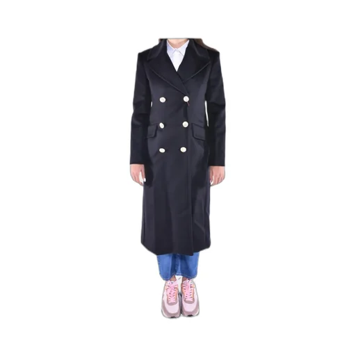 Max Mara Studio Double-Breasted Long-Sleeved Coat