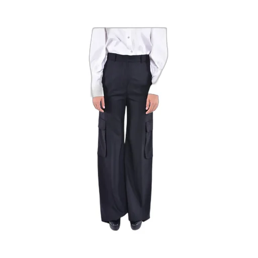 Max Mara Studio High Waisted Straight Leg Trousers