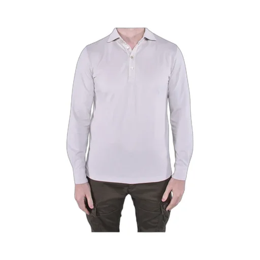 Eleventy Long-Sleeve Polo Shirt