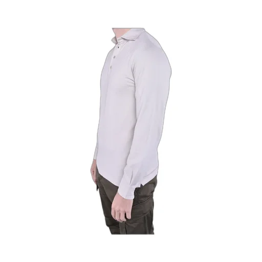 Eleventy Long-Sleeve Polo Shirt