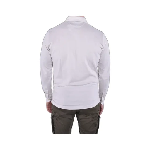 Eleventy Long-Sleeve Polo Shirt