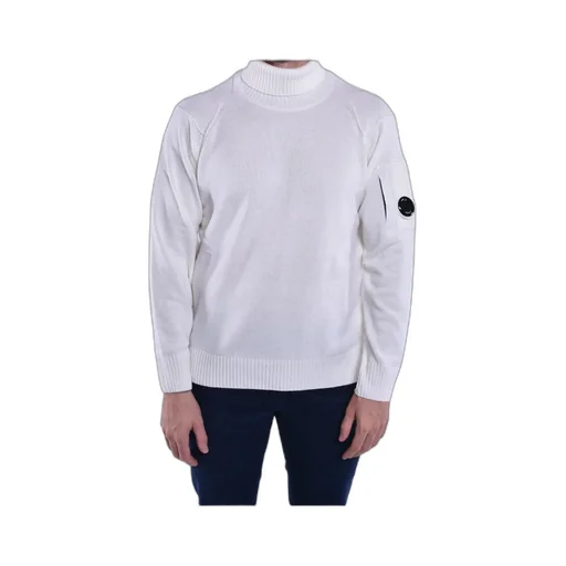 Logo Badge High Neck Jumper