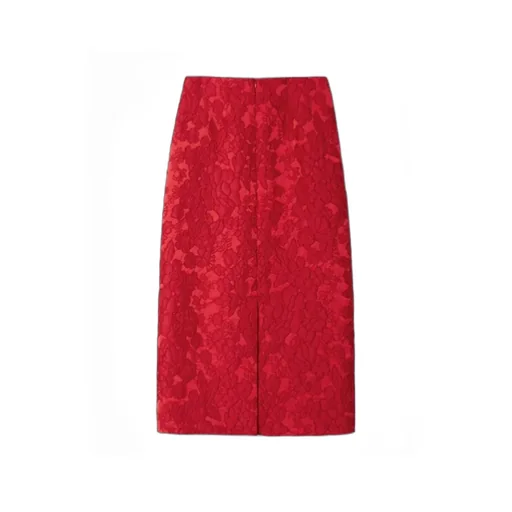Floral-Pattern Skirt