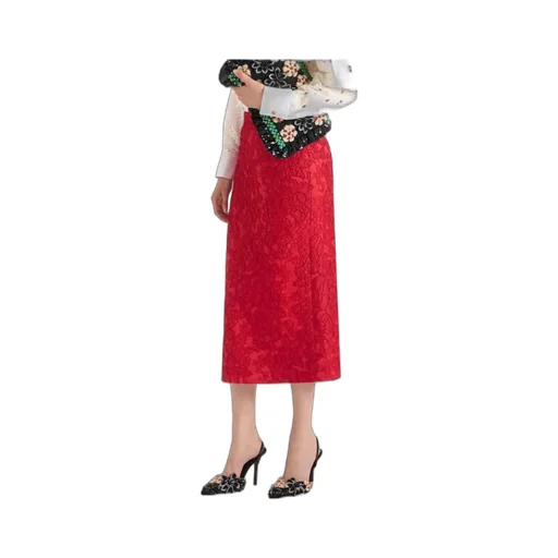 Floral-Pattern Skirt