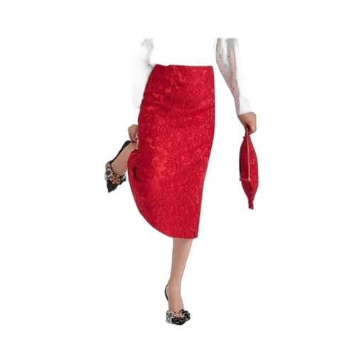 Floral-Pattern Skirt