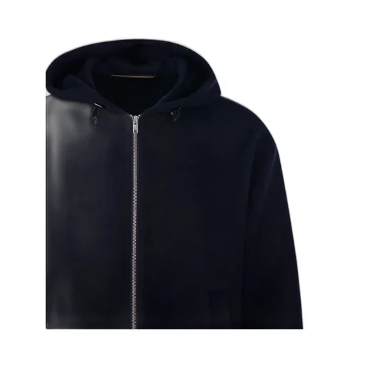 Zip-Up Drawstring Hoodie
