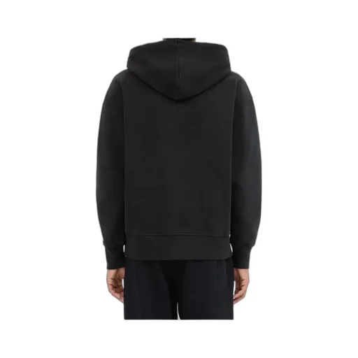 Msgm Logo Printed Zipped Hoodie