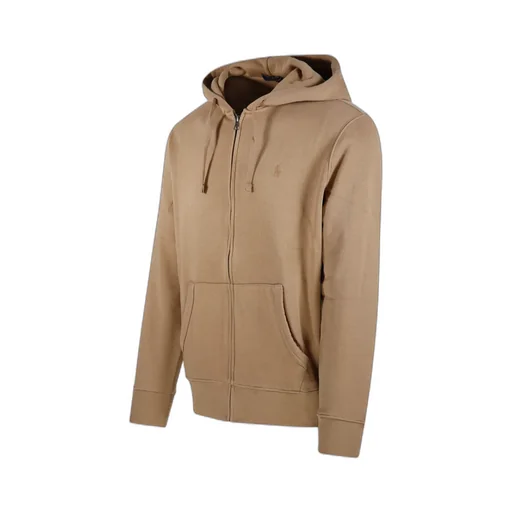 Polo Ralph Lauren Logo Embroidered Zip-Up Drawstring Hoodie