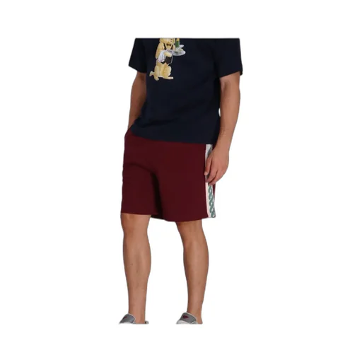 Side-Stripe Cotton Shorts