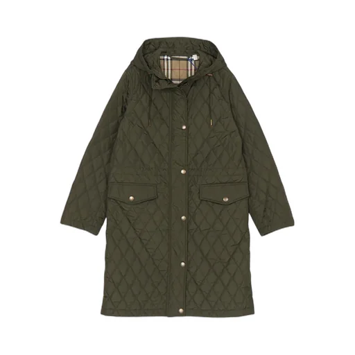 Quilted Hooded Cotton Coat