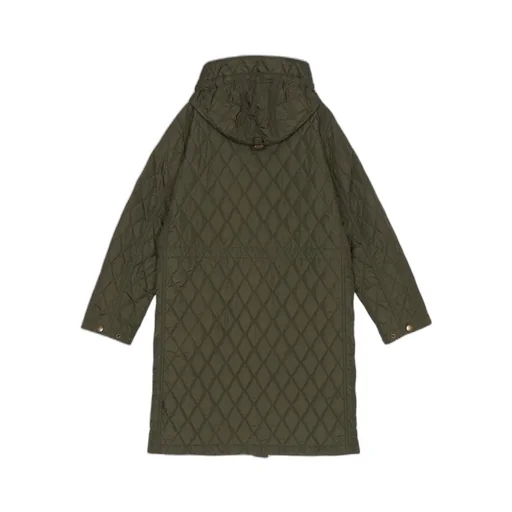 Quilted Hooded Cotton Coat