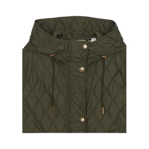 Quilted Hooded Cotton Coat