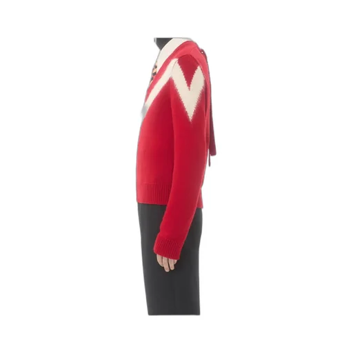 Valentino V-Neck Long-Sleeved Jumper
