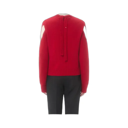 Valentino V-Neck Long-Sleeved Jumper