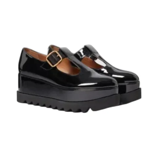 Stella Mccartney Elyse T-Bar Platform Mary Janes