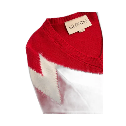 Valentino V-Neck Long-Sleeved Jumper
