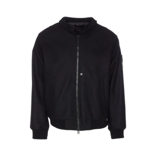 Stone Island Logo Patch Zip-Up Jacket