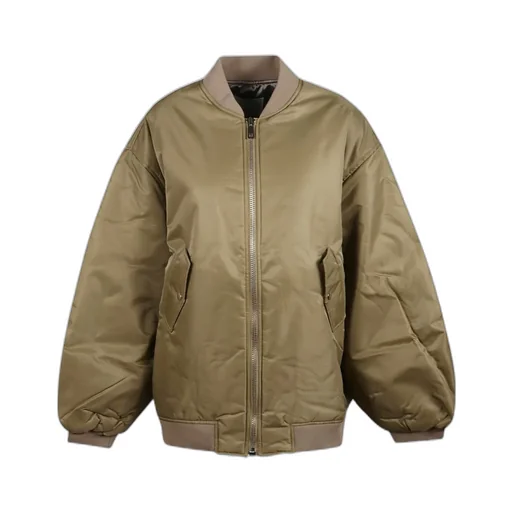 Long-Sleeved Bomber Jacket