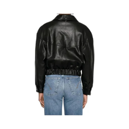 Embellished Leather Jacket
