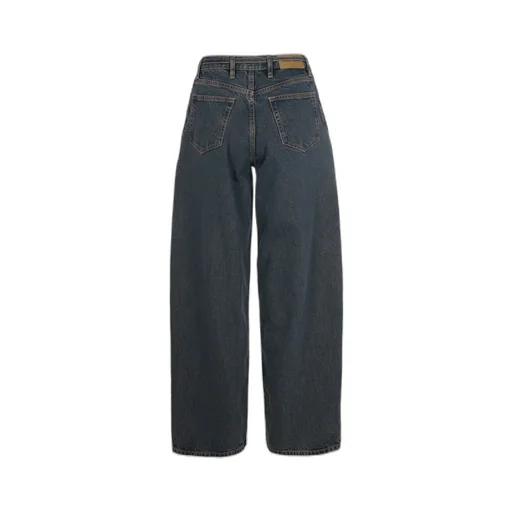 Denim Trousers With Belt Loops