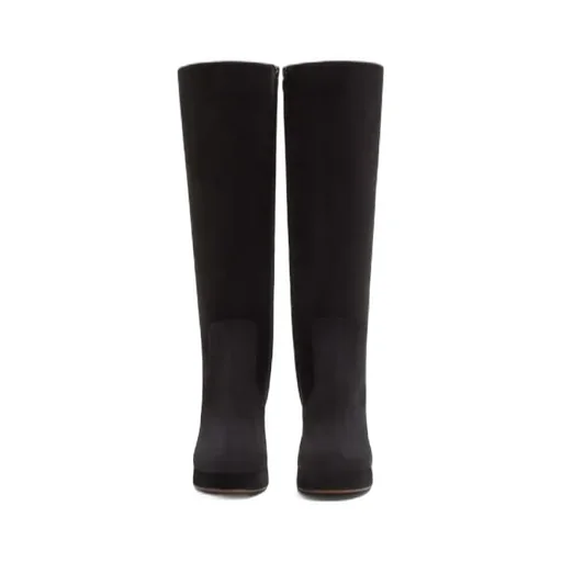 Fawcette Platform Boot In Crust Leather 90Mm