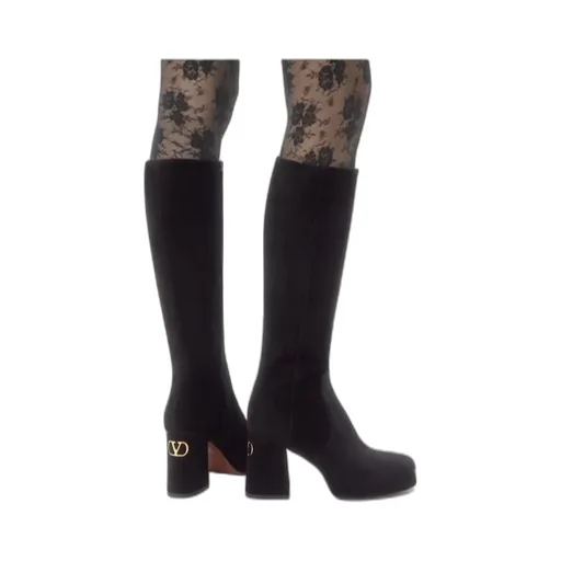 Fawcette Platform Boot In Crust Leather 90Mm