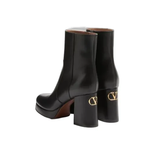 Fawcette Platform Ankle Boot In Calfskin 90Mm