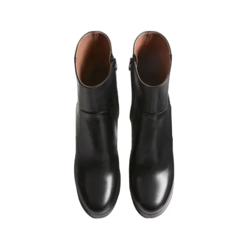 Fawcette Platform Ankle Boot In Calfskin 90Mm