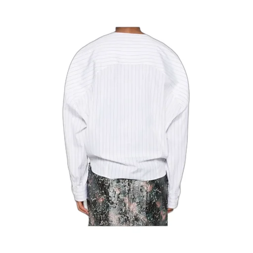 Asymmetrical Striped Shirt