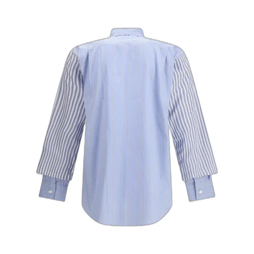 Comme Des GarÇOns Shirt Striped Layered Shirt