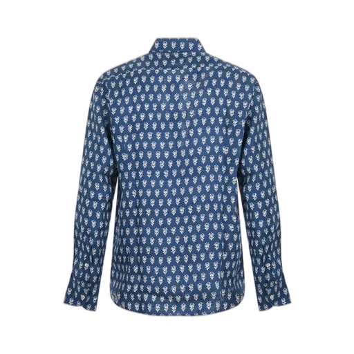 Mc2 Saint Barth Floral Printed Curved Hem Shirt