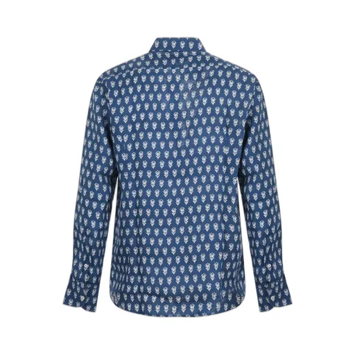 Mc2 Saint Barth Floral Printed Curved Hem Shirt