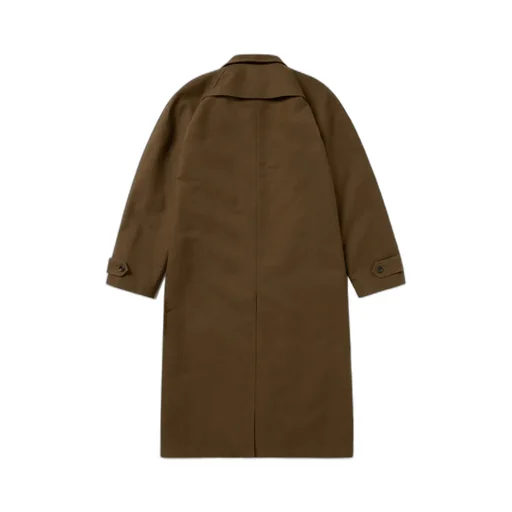Buttoned Quilted-Lining Coat