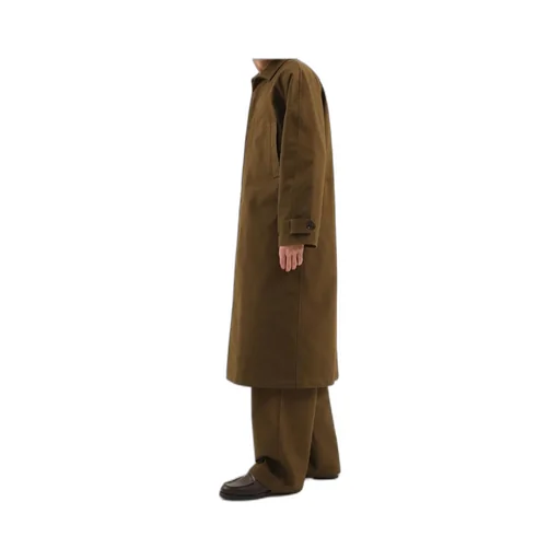 Buttoned Quilted-Lining Coat