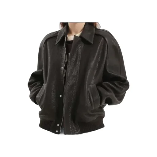 Leather Zipped Jacket