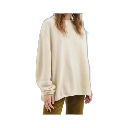 Crew-Neck Press-Button Sweatshirt
