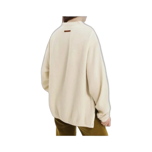 Crew-Neck Press-Button Sweatshirt
