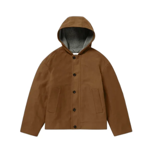 Cropped Hooded Jacket