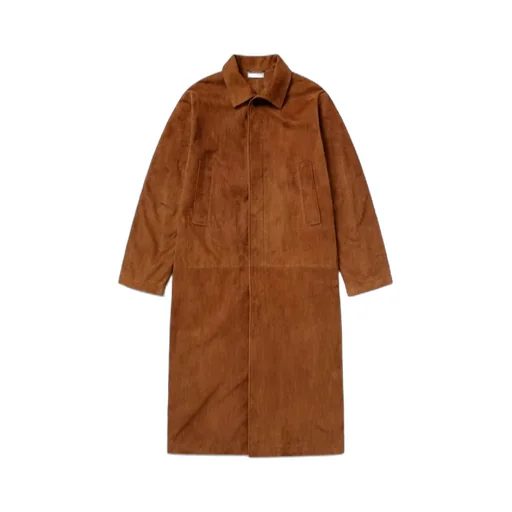 Leather Ribbed Makintosh